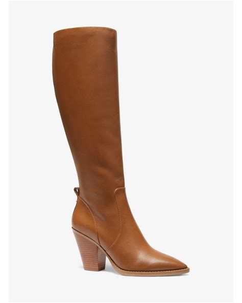 Dover Leather Knee Boot 